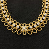 Twisted Ovals with Diamonds Estate Necklace