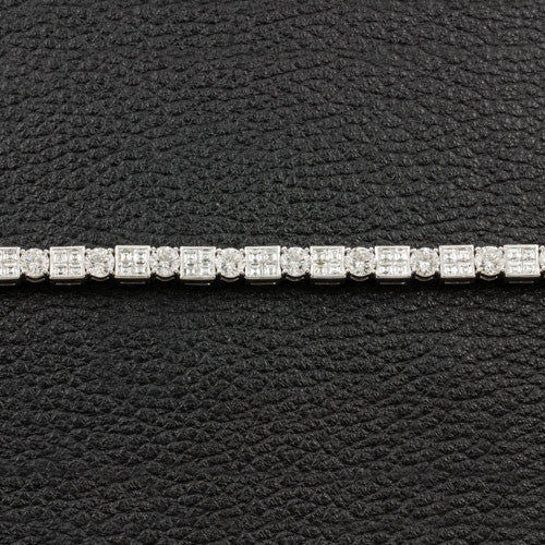 Alternating Shape Diamond Bracelet