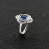 Sapphire & Diamond Ring