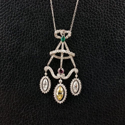 Edwardian Style Estate Pendant/Pin