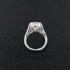 Cushion cut Diamond Engagement Ring