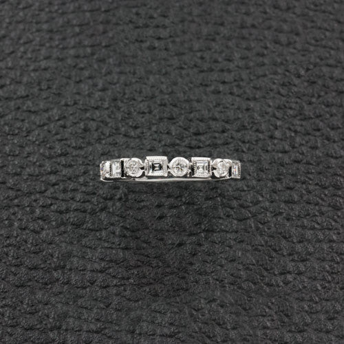 Round & Square Diamond Band