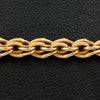 Braid & Polished Link Gold Estate Bracelet
