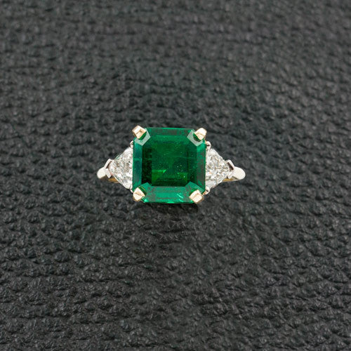 Emerald & Diamond Ring