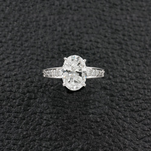 Oval Diamond Engagement Ring