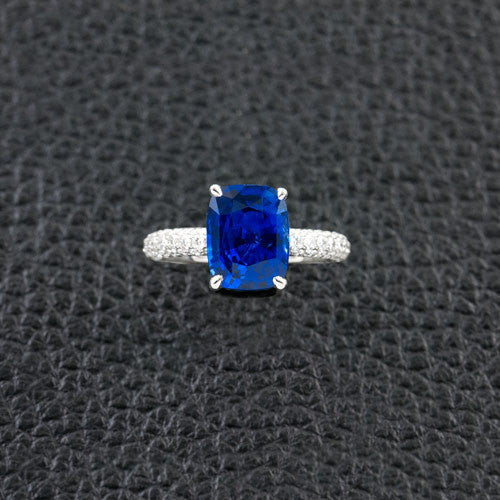 Sapphire & Diamond Ring