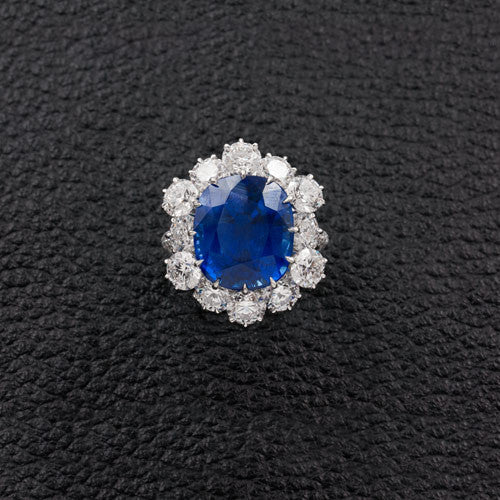 Sapphire & Diamond Ring