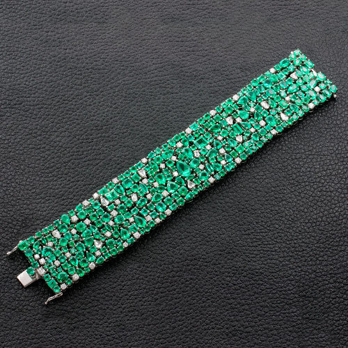 Emerald & Diamond Bracelet