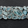 Aquamarine & Diamond Bracelet
