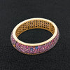 Multi-color Spinel Bangle Bracelet
