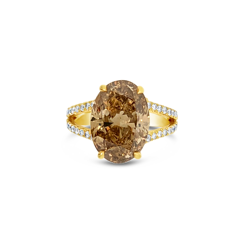 Brown Diamond Engagement Ring