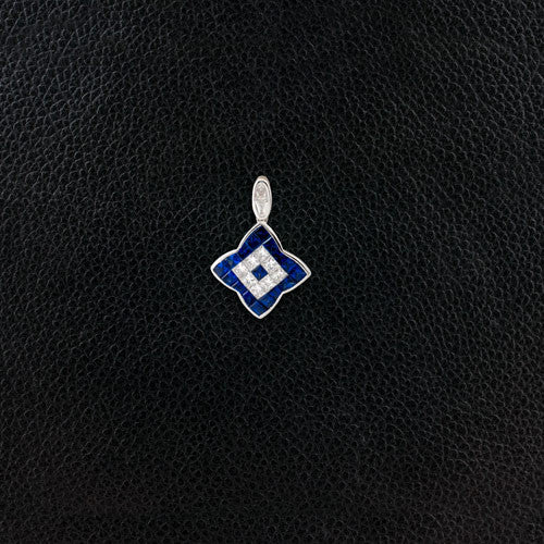 Sapphire & Diamond Pendant