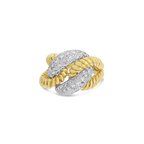 Diamond Knot Estate Ring