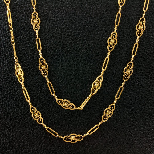 Yellow Gold French Estate Chain