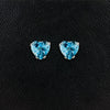 Aquamarine & Diamond Estate Earrings