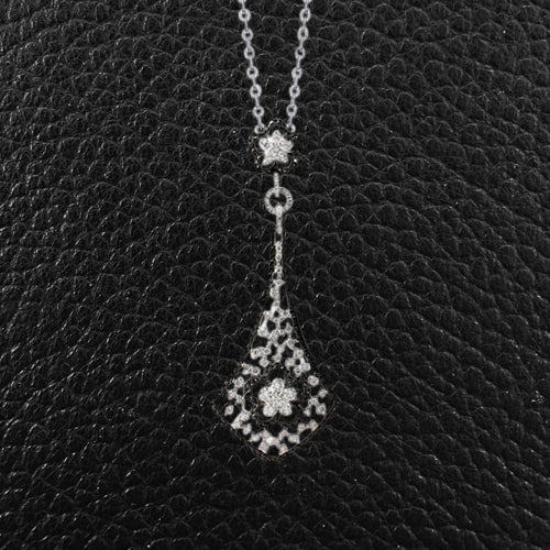 Black & White Diamond Pendant