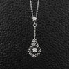 Black & White Diamond Pendant