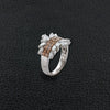 Brown & White Diamond Ring