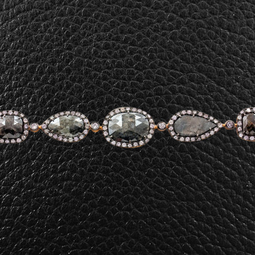 Brown Diamond Slice Bracelet