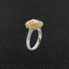 Yellow & White Diamond Ring
