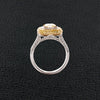 Yellow & White Diamond Ring
