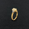 Fancy Yellow and White Diamond Ring