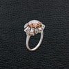 Brown & White Diamond Estate Ring
