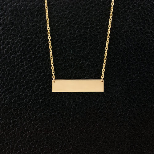 Gold Bar Necklace