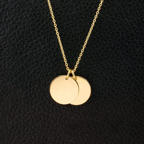 Gold Disc Pendant