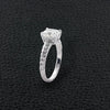Cushion cut Diamond Engagement Ring