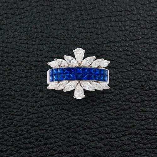 Sapphire & Diamond Ring