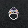 Amethyst & Gemstone Cocktail Ring