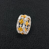 Yellow & White Diamond Ring