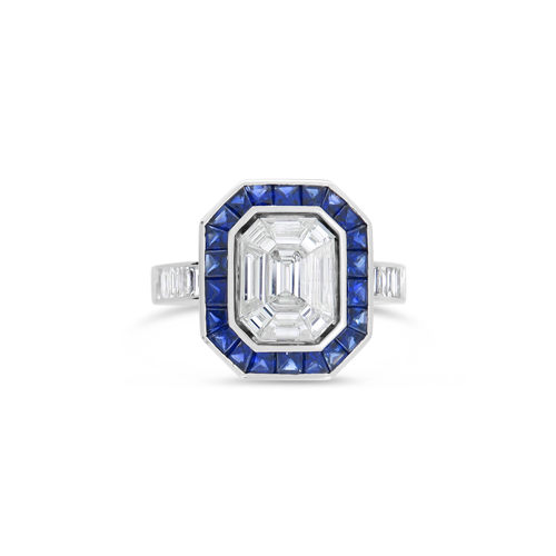 Diamond & Sapphire Ring