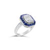 Diamond & Sapphire Ring