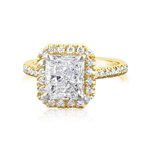 Diamond Engagement Ring with Halo