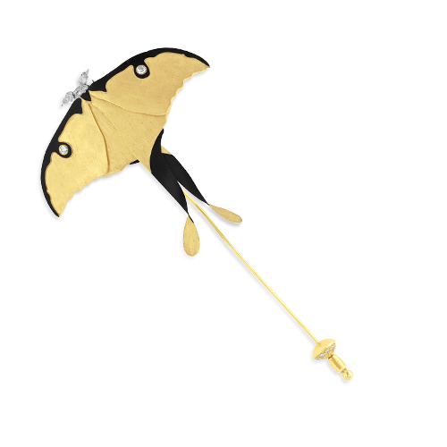 Exotic Moth Estate Pin