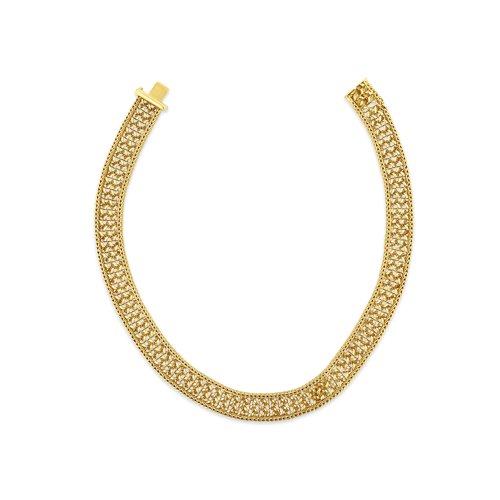 French Woven Estate Necklace