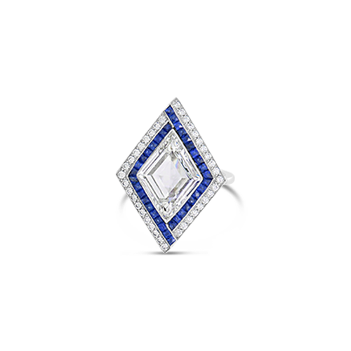 Sapphire & Diamond Ring