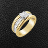 Diamond Men's Wedding Band