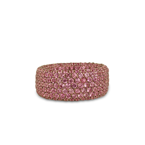 Pink Sapphire Band Ring