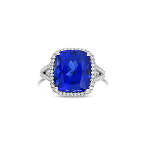 Tanzanite & Diamond Ring