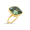 Greenish Burma Sapphire Ring