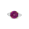 Pink Sapphire & Diamond Ring
