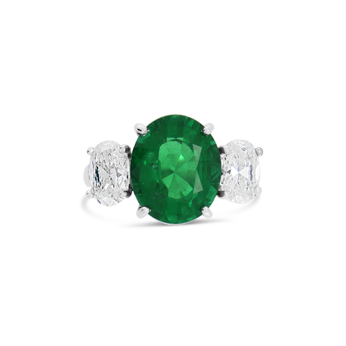 Emerald & Diamond Ring