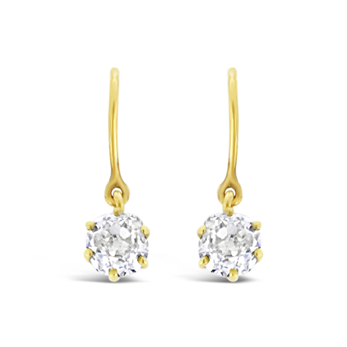 Estate Diamond Earrings