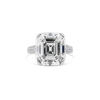 Asscher cut Diamond Engagement Ring