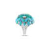 Pariaba, Turquoise & Diamond Ring