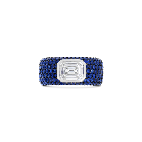 Sapphire & Diamond Ring