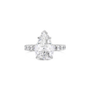 Pear Shaped Diamond Engagement Ring